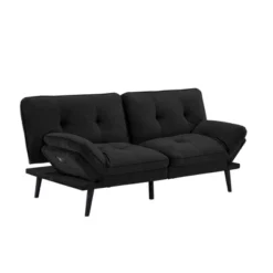 Finley Convertible Futon Sofa Bed Black - Serta 19 Finley Convertible Futon Sofa Bed Black - Serta -Lush Living Store GUEST 195b3815 37e6 4706 9d30 83892f388a69