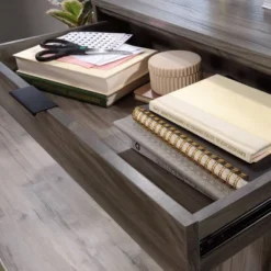 Clifford Place 2 Door Library Base Jet Acacia - Sauder -Lush Living Store GUEST 19731328 33b2 4097 8dcc 64a88c4710c1