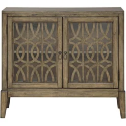 Coast To Coast Pendleton Kire 40 1/2" Wide Glass Door Accent Cabinet -Lush Living Store GUEST 19cf9a02 1332 4168 9553 262f9d71848b