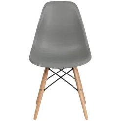 Flash Furniture Elon Series Plastic Chair With Wooden Legs -Lush Living Store GUEST 19d6c47d f114 4e60 a602 531c9671481a