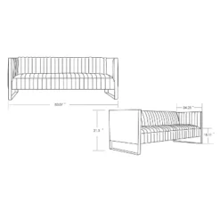 Trillium Velvet 3 Seater Sofa - Manhattan Comfort -Lush Living Store GUEST 1a016277 0e5c 47fb 98f9 3459152bd37d