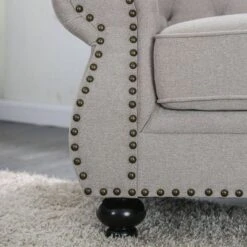 Irving Tufted Loveseat Light Gray - HOMES: Inside + Out -Lush Living Store GUEST 1ac13a88 bd39 412c 9a77 6a1ab62b6709