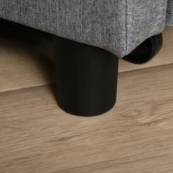 HOMCOM Convertible Sofa Lounger Chair Bed Multi-Functional Sleeper Recliner With Tufted Upholstered Fabric, Adjustable Angle Backrest, Pillow, Gray -Lush Living Store GUEST 1ad8c04c 7e3f 4404 9233 67649456db6f