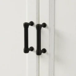 3pc Tara Entertainment Set With Closed Storage Distressed White - Crosley -Lush Living Store GUEST 1af31662 1cec 4211 b08f 7833caf9911b 2