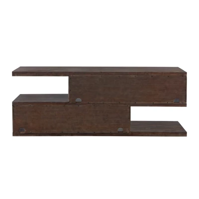 Lexington 70" Solid Wood TV Stand Dark Mocha Brown - Martin Svensson Home 5 Lexington 70" Solid Wood TV Stand Dark Mocha Brown - Martin Svensson Home - Image 3