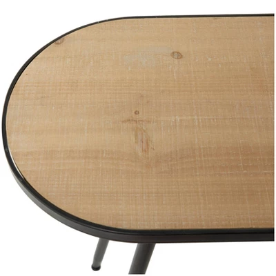 Industrial Metal Console Table Brown - Olivia & May 5 Industrial Metal Console Table Brown - Olivia & May - Image 3