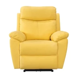 FC Design Modern Power Recliner Chair With USB Charging Port And Pillow Top Arms Palomino Fabric Single Seat Reclining Sofa -Lush Living Store GUEST 1c85be47 23f1 492c 8d90 9c8ba44f45bd