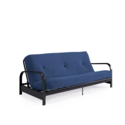 Full Axton Metal Arm Futon Frame With Mattress - Room & Joy -Lush Living Store GUEST 1c8d8572 b24e 412d 914d 219002b8d901