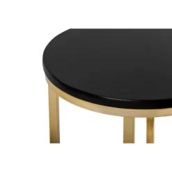 Ellias Round Side Table Black/Gold - Finch -Lush Living Store GUEST 1c9283b9 c604 4d23 b257 c54e9e8c535c