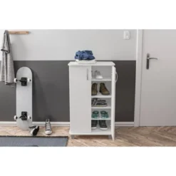 Michigan 2 Door Storage Cabinet White - Polifurniture -Lush Living Store GUEST 1caa2f83 efc2 4b6e 82f9 5599207aaaaf