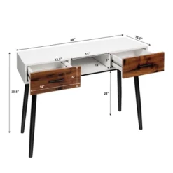 Costway 48'' Industrial Console Table With Storage Drawers Open Shelf Entryway 13 Costway 48'' Industrial Console Table With Storage Drawers Open Shelf Entryway -Lush Living Store GUEST 1cf00dd0 888a 4c04 9d35 cb9a4ed77445