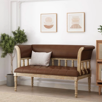 Loyning Traditional Upholstered Tufted Loveseat - Christopher Knight Home 3 Loyning Traditional Upholstered Tufted Loveseat - Christopher Knight Home