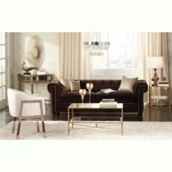 Uttermost Traditional Iron Console Table 25 3/4" X 18" With Shelf Antiqued Gold Mirror Tabletop For Living Room Bedroom Entryway -Lush Living Store GUEST 1d2b020b d6d8 4e6d 9dbe 464f7b468ae8