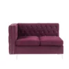 41" Jaszira Sofa Burgundy Velvet - Acme Furniture -Lush Living Store GUEST 1d61ef16 2b6b 475a b4f4 548879e2b078