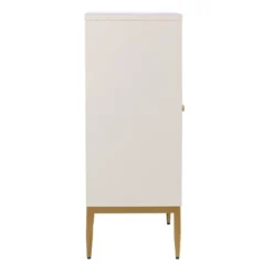 Nessnal 2 Door Accent Cabinet Cream/Gold - Aiden Lane -Lush Living Store GUEST 1d8b5235 083e 4c76 872b e62de5fbf5ba