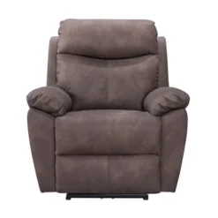 FC Design Modern Power Recliner Chair With USB Charging Port And Pillow Top Arms Palomino Fabric Single Seat Reclining Sofa -Lush Living Store GUEST 1de00c3f 787b 43c4 81bf 01eacc66db77