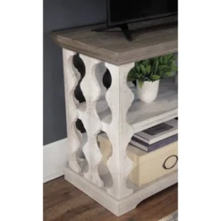 Havalance Sofa/Console Table Gray/White - Signature Design By Ashley -Lush Living Store GUEST 1e3e5e9e 4a50 4d4e b544 2514b2207525
