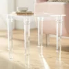 55 Downing Street Tustin Modern Lucite Acrylic Square Accent Side End Table 21 1/2" Wide Clear Tapered Legs For Living Room Bedroom Bedside Entryway 2 55 Downing Street Tustin Modern Lucite Acrylic Square Accent Side End Table 21 1/2" Wide Clear Tapered Legs For Living Room Bedroom Bedside Entryway -Lush Living Store GUEST 1e970dd6 1e97 41c2 ad50 f3838d16cfa0