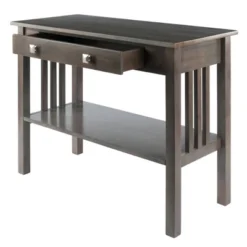 Stafford Console Hall Table Oyster Gray - Winsome