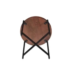 20" Brookline Round End Table Medium Chestnut - Alaterre Furniture -Lush Living Store GUEST 1f2ebc02 fc2c 4966 92a8 6ef33cab9c8c