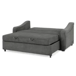 Nelson Convertible Futon Queen Sleeper Sofa Gray - Serta -Lush Living Store GUEST 1f3391b2 b6fe 43b4 bbd2 3bacc8617dbe