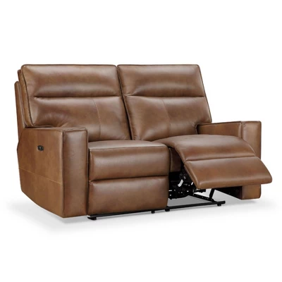 Easley Leather Power Reclining Loveseat - Abbyson Living 8 Easley Leather Power Reclining Loveseat - Abbyson Living - Image 6