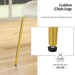 Costway Set Of 2 Velvet Accent Chairs Dining Side Chairs W/Gold Metal Legs Pink/Beige/Green/Grey -Lush Living Store GUEST 206d10ea 7ae7 4030 a063 2528749eb285