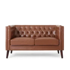 Holasek Contemporary Upholstered Tufted Loveseat - Christopher Knight Home -Lush Living Store GUEST 20838796 6838 4351 972e c2e36dda535d