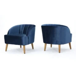 Set Of 2 Amaia Modern New Velvet Club Chair - Christopher Knight Home -Lush Living Store GUEST 2093bd0b 589b 48c7 86aa 069e8bd07456