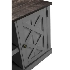54" Farmhouse Two-Tone TV Stand For TVs Up To 65" Gray - Home Essentials -Lush Living Store GUEST 20a99cc2 c9a8 4f51 a835 32e0602c9594