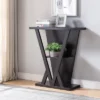 Nebra 3 Shelf Console Table Espresso - HOMES: Inside + Out -Lush Living Store GUEST 21432c01 f080 459d 9afe a736a7f5ae3f