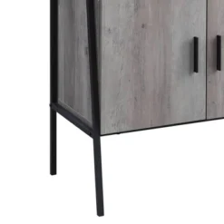 52" Samiya TV Stand For TVs Up To 50" Gray Oak/Black Finish - Acme Furniture -Lush Living Store GUEST 217e1e88 11e1 4f4c b939 4631dcf0770d