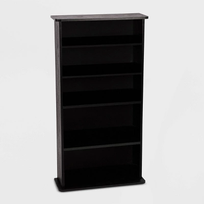 Drawbridge Multimedia Storage Rack Black - Atlantic 5 Drawbridge Multimedia Storage Rack Black - Atlantic - Image 3