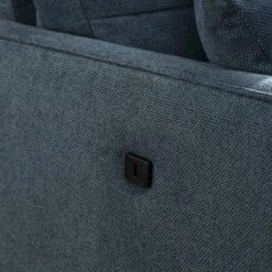 Loveseat In Waterproof Fabric With USB Charging Port And 2 Pillows - ModernLuxe -Lush Living Store GUEST 21e599cb c1ae 4d25 9814 9f1e18ad38cf