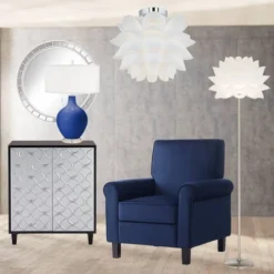 Studio 55D Firenze 30 1/2" Wide Black And Silver Accent Cabinet -Lush Living Store GUEST 221bc095 282f 4b5b 8bbb 521cc1ee6ce0