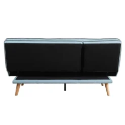 72" Savilla Sectional Sofa Blue Linen/Oak Finish - Acme Furniture 19 72" Savilla Sectional Sofa Blue Linen/Oak Finish - Acme Furniture -Lush Living Store GUEST 22de39b3 a381 4956 b48d 0d4f51287101