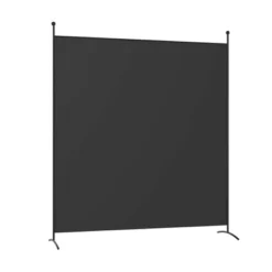 Costway Single Panel Room Divider Privacy Partition Screen For Office Home Black/Beige -Lush Living Store GUEST 230e8dfc 82bb 4e0c b27b 0488729acf90