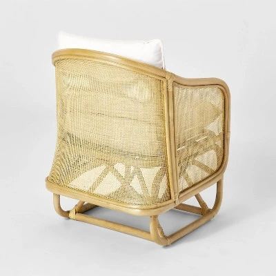 Rialto Woven Barrel Back Chair With Cushion - Threshold™ Designed With Studio McGee 4 Rialto Woven Barrel Back Chair With Cushion - Threshold™ Designed With Studio McGee - Image 2