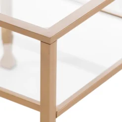 Jamel Metal/Glass End Table Gold - Aiden Lane -Lush Living Store GUEST 238fcfe6 4df3 4012 8c59 296b23bbbfc9
