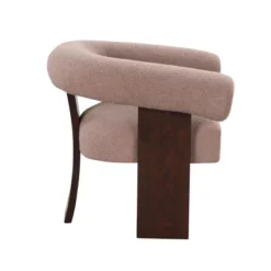 The Curved Wishbone Frame Teddy Velvet Accent Chair-ModernLuxe -Lush Living Store GUEST 23a35030 19db 4a06 97b4 c4323e3b4c47