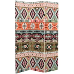 6" Double Sided Ikat Canvas Room Divider - Oriental Furniture 7 6" Double Sided Ikat Canvas Room Divider - Oriental Furniture -Lush Living Store GUEST 23cb4c69 a12e 467a adb1 5eab6249c4ab