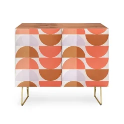 ThirtyOne Illustrations Plum And Tangerine Credenza - Deny Designs -Lush Living Store GUEST 23d76b05 109d 421b 8878 e4b3b8f62d23