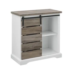 Tertia Modern Transitional Accent Cabinet With Sliding Plank Door - Saracina Home -Lush Living Store GUEST 23f9ae6b 6672 43ce a518 34dcc1f3309b