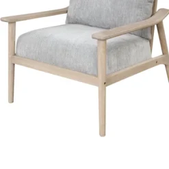Retro Accent Chair With Solid Wood Frame And Vertical Slatted Back-ModernLuxe -Lush Living Store GUEST 2475b183 a3b2 451b 8f45 36388a9c4d56