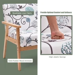 Costway Modern Fabric Loveseat Sofa Couch Upholstered 2-Seat Wood Armchair 22 Costway Modern Fabric Loveseat Sofa Couch Upholstered 2-Seat Wood Armchair -Lush Living Store GUEST 247cd017 55c1 4eba 8668 c979912cf6e7