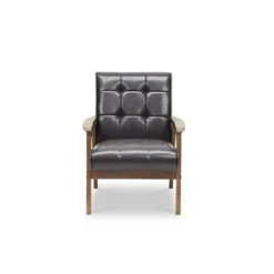 Mid-Century Masterpieces Club Chair Brown - Baxton Studio -Lush Living Store GUEST 24b5d908 bc3e 4b35 b4d5 90731b170205