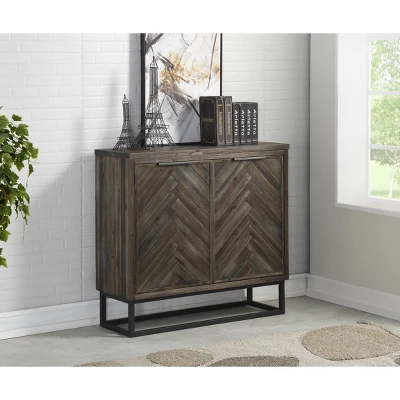 Alvara Court 2 Door Cabinet Brown - Treasure Trove Accents 5 Alvara Court 2 Door Cabinet Brown - Treasure Trove Accents - Image 3