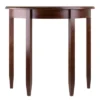 Concord Half Moon Accent Table - Antique Walnut - Winsome
