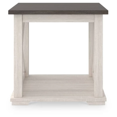 Dorrinson End Side Table White/Black/Gray - Signature Design By Ashley 8 Dorrinson End Side Table White/Black/Gray - Signature Design By Ashley - Image 6