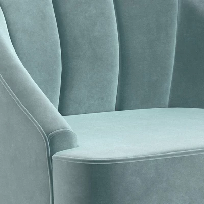 Bateman Accent Chair Seafoam Blue - WyndenHall 6 Bateman Accent Chair Seafoam Blue - WyndenHall - Image 4